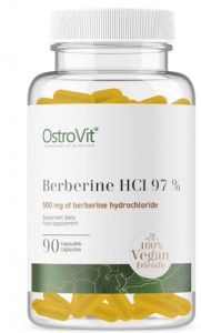 Berberyna Berberine HCl 97% 90 kapsułek OstroVit 