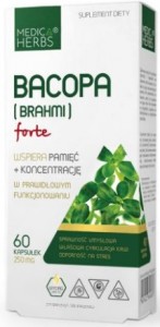 Bacopa brahmi forte 250 mg  60 kapsułek MEDICA HERBS