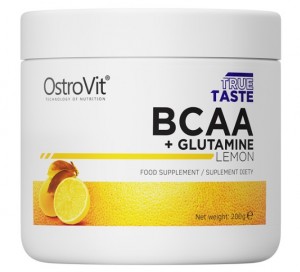  BCAA + Glutamina 200 g o smaku cytrynowym OstroVit 