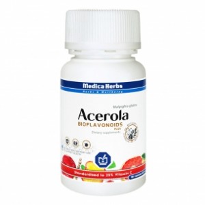 Acerola ekstrakt 600mg 80kaps. MEDICA HERBS