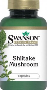 Shiitake Mushroom (Twardziak japoński Grzybek Shitake) 500mg 60kaps. SWANSON