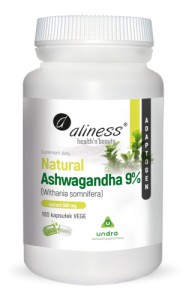  Ashwaganda 580 mg 9% x 100 Vege ALINESS 