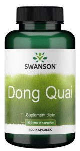 Dong Quai BIAŁY ŻEŃ-SZEŃ menopauza libido 530 mg 100 kapsułek SWANSON