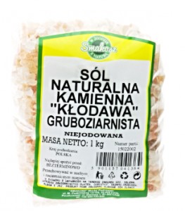  Sól naturalna kamienna gruboziarnista SMAKOSZ