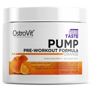 Pump Pre-Workout Formula Orange (Pomarańcza) 300g OSTROVIT