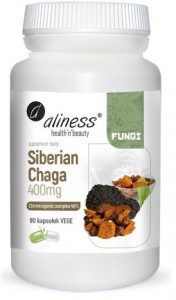 Siberian Chaga 400 mg 90 kapsułki odporność  ALINESS