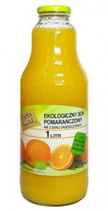 Ekologiczny sok pomarańczowy 1l JAFFA GOLD