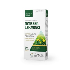 Mniszek lekarski 60 kaps. 625 mg MEDICA HERBS