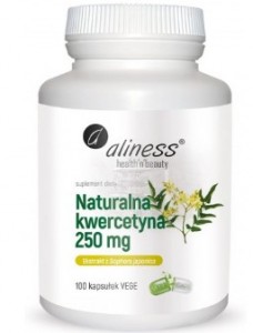  Naturalna Kwercetyna 250 mg 100 kaps ALINESS