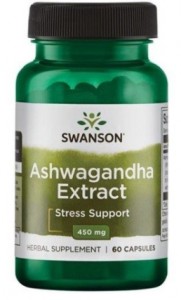  Ashwagandha ekstrakt  60x450mg SWANSON